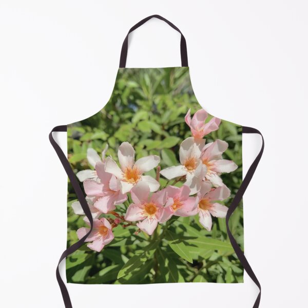 Item preview, Apricot Oleander Flowers on Garden Hedge designed and sold by Be Captured by Brittany Emma.