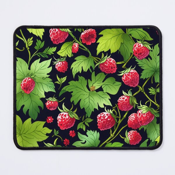 Item preview, Raspberry garden red berry patch designed and sold by hollycooper.