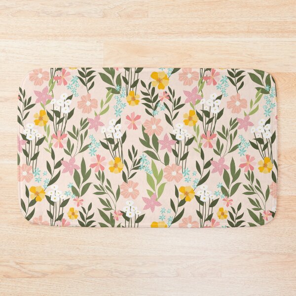 Item preview, Cottagecore Modern Abstract Muted Florals  designed and sold by dyesandpigments.