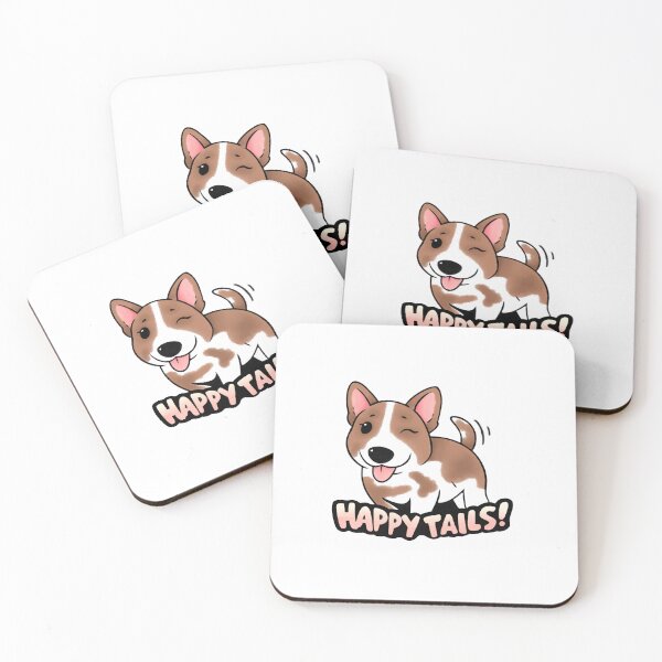 Item preview, happy bullterrier designed and sold by ducktasticarts.