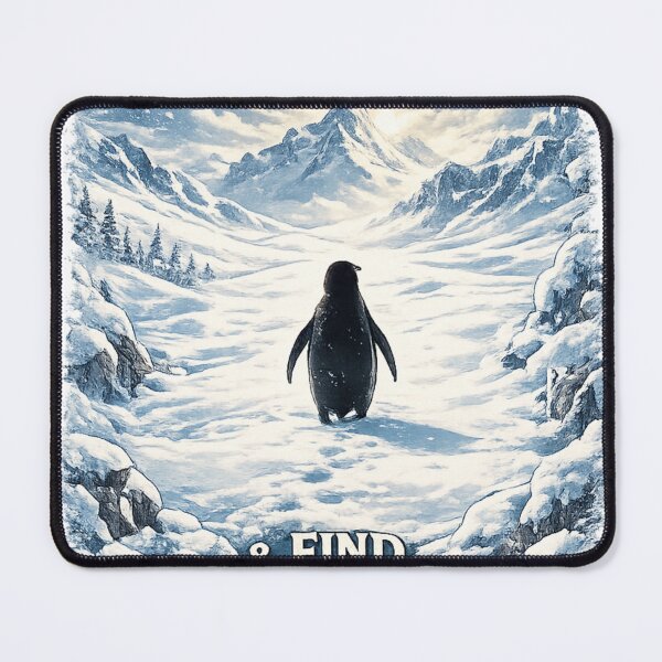Item preview, Keep Going Penguin – Minimalist Snow Motivation Art designed and sold by HAZGIVAB.