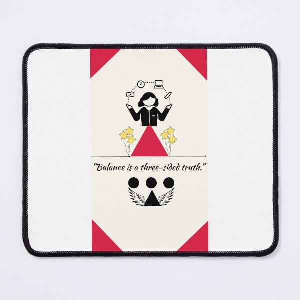 Item preview, Balance Is a Three-Sided Truth designed and sold by SindhujaArts.
