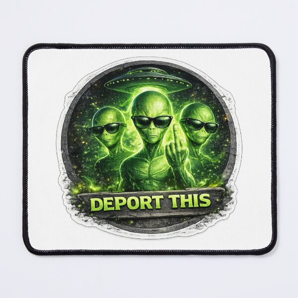 Item preview, Deport This - Funny Political Jab designed and sold by Decaldistrict.
