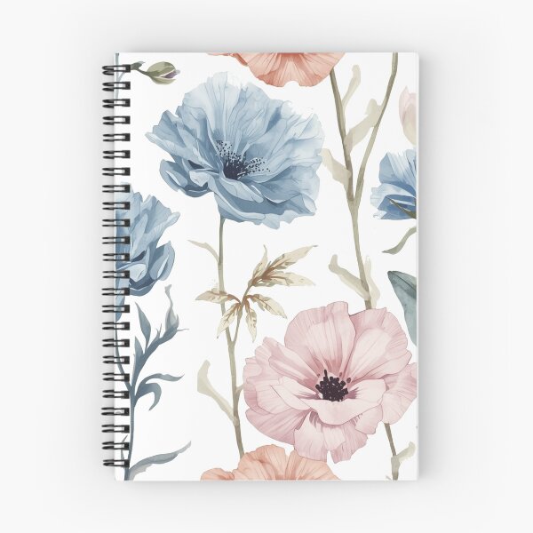 Item preview, Pink and Blue Spring Flowers designed and sold by GWEverything.