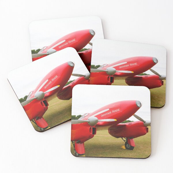 Item preview, De Havilland DH88 Comet Racer on the grass designed and sold by MartinPhotos.