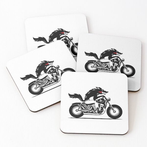 Item preview, Biker Werewolf designed and sold by TheHugWolf.
