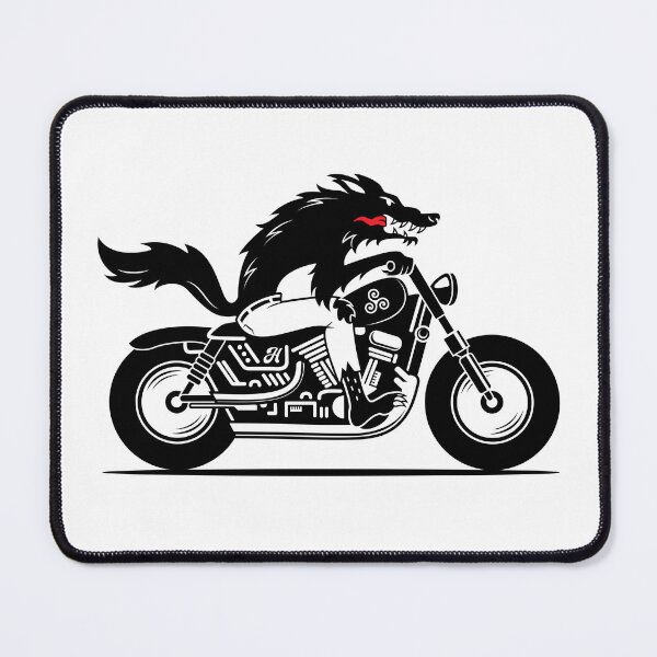 Item preview, Biker Werewolf designed and sold by TheHugWolf.
