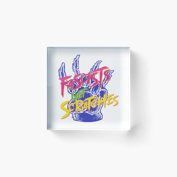 Item preview, FASCISTS GET SCRATCHES designed and sold by oddwonders.