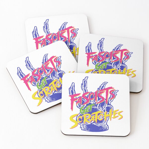 Item preview, FASCISTS GET SCRATCHES designed and sold by oddwonders.