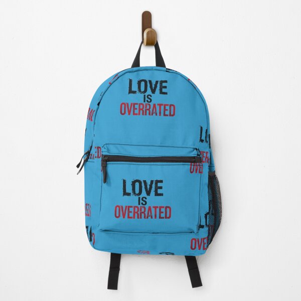 Item preview, Love Is Overrated – Viral Sarcastic Quote for Single & Anti-Romance Vibes designed and sold by GOTCHO1.