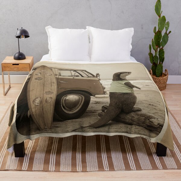 Item preview, Vintage Photo of Otter Surfing in 1978 designed and sold by Tridentulus.
