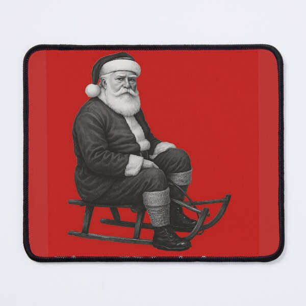 Item preview, Santa Claus I'm Waiting | Funny Christmas Message Meme | Real Life Santa designed and sold by Based History.