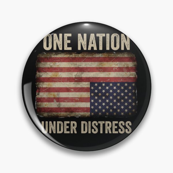 Item preview, One Nation Under Distress - Anti Fascism designed and sold by zptees.