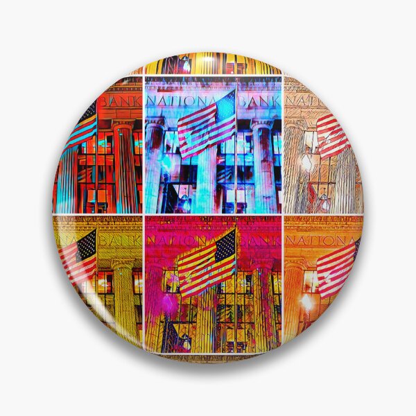 Item preview, U.S. Flag, National Bank - (Multi Grid) - ParTaFaTa designed and sold by Partafata Productions.