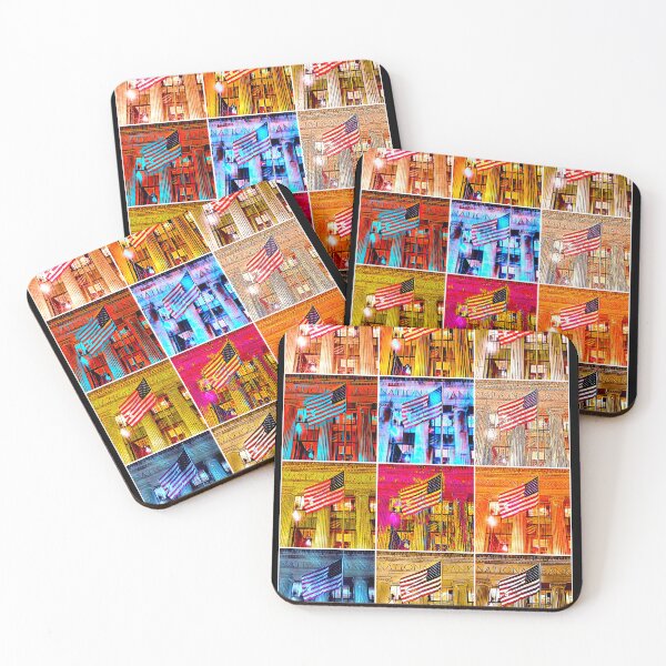 Item preview, U.S. Flag, National Bank - (Multi Grid) - ParTaFaTa designed and sold by Partafata Productions.