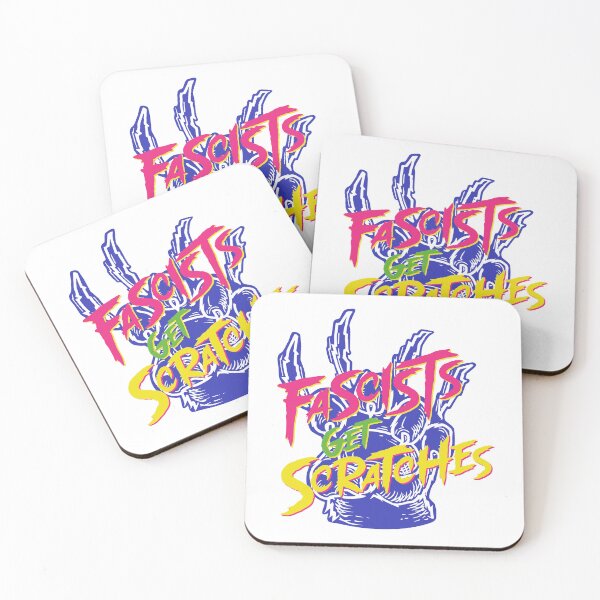 Item preview, FASCISTS GET SCRATCHES designed and sold by oddwonders.