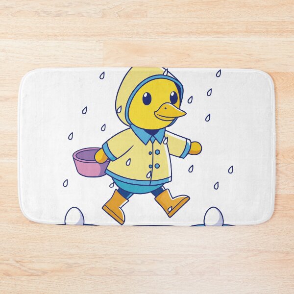 Item preview, Happy Duck in rain designed and sold by SuperAIstar.