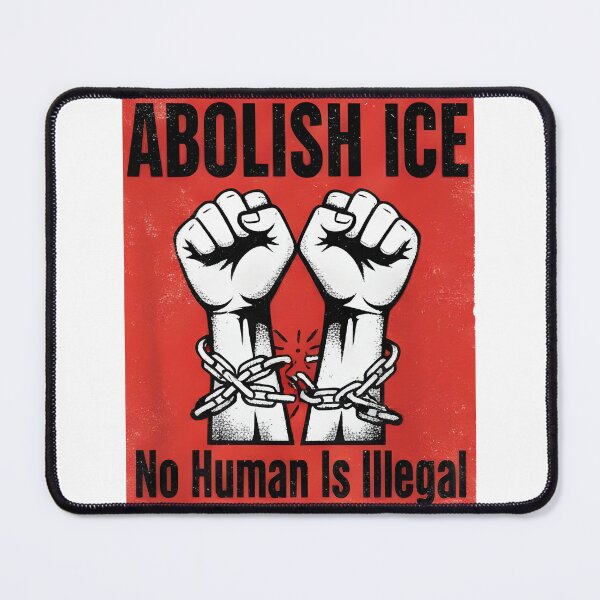 Item preview, Abolish ICE ‘No Human Is Illega designed and sold by Uglyandcute.