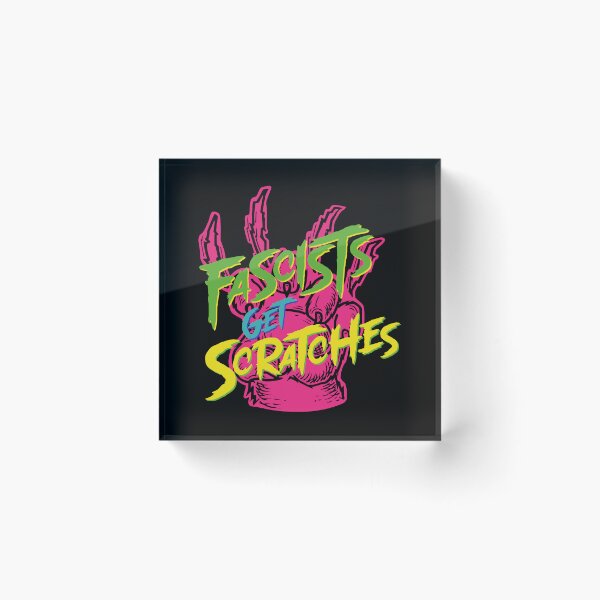 Item preview, FASCISTS GET SCRATCHES designed and sold by oddwonders.