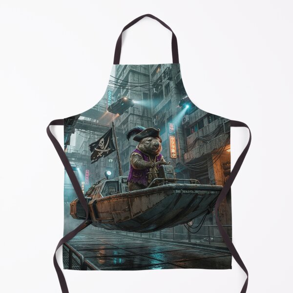 Item preview, Wombat Pirate in a Dystopian Future designed and sold by Tridentulus.