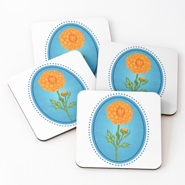 Item preview, Marigold Birth Flower designed and sold by elfpress.