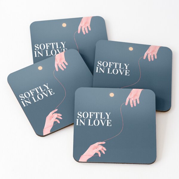 Item preview, Softtly In Love – Minimal Emotional Quote designed and sold by EverYouStudio.