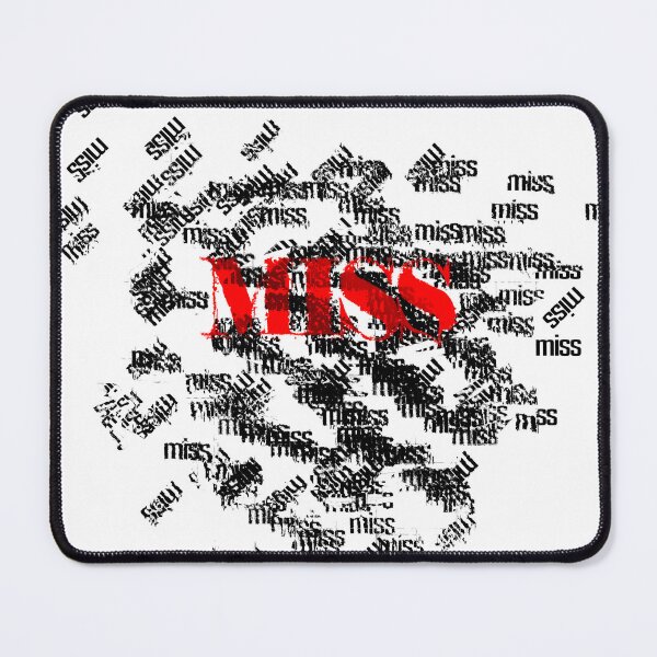 Item preview, MISS TEXT PRINTOUT GRAPHIC VECTOR ART designed and sold by dysteric.