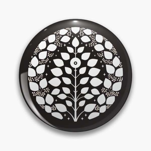 Item preview, Black Background Boho Symbol | Dark | Print designed and sold by Unrooted.