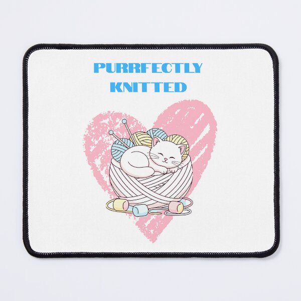 Item preview, Copy of Knitting Cat Shirt – Cute Cat Knitting with Yarn designed and sold by Lamagift.