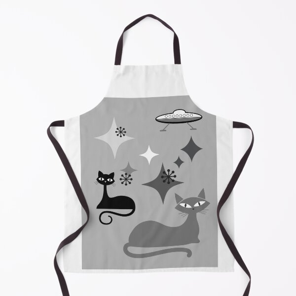 Item preview, Mid Century Cats and Stars designed and sold by Dark Tales of Inner West Sydney.
