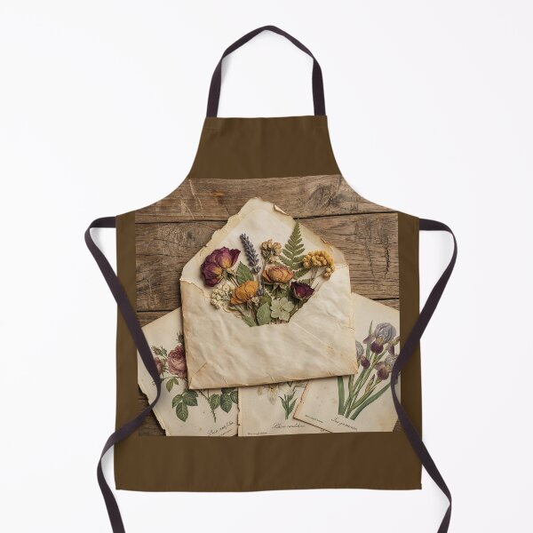 Item preview, Dried Flowers and Botanical Prints on Desk designed and sold by Tridentulus.
