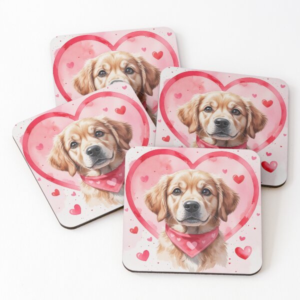 Item preview, Valentine dog designed and sold by YasArtStudio.