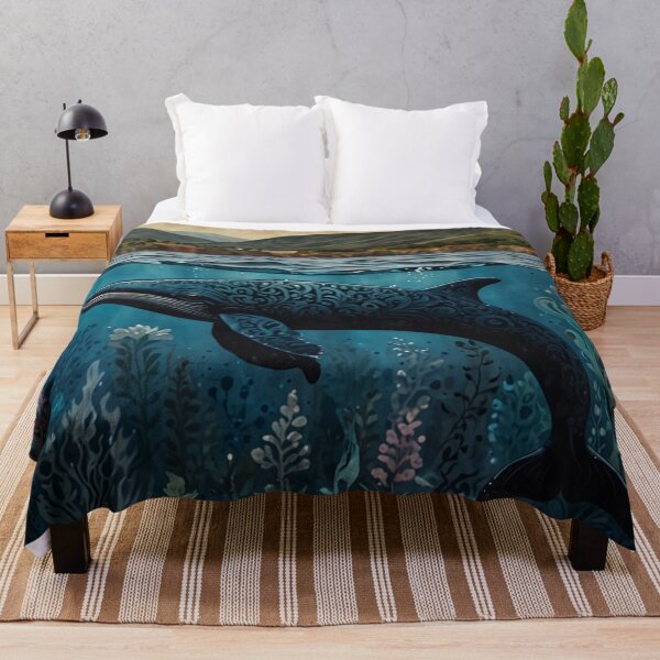 Item preview, Vintage great blue whale  designed and sold by hollycooper.