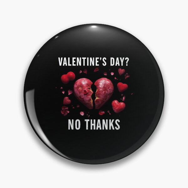 Item preview, Valentine's Day? No Thanks – Introvert Mood Sticker designed and sold by GOTCHO1.