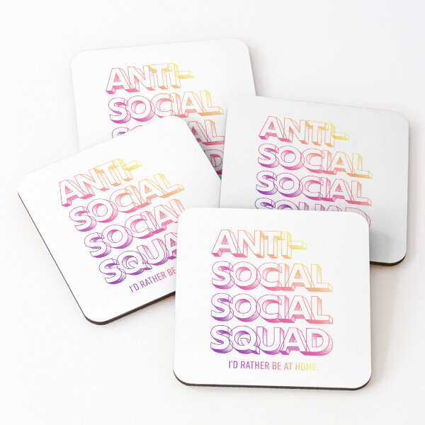 Item preview, Anti-Social Social Squad designed and sold by NellieBearApparel.