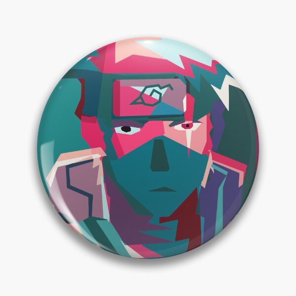 Artikelvorschau, Abstrakte Pop-Art Kakashi Hatake entworfen und verkauft von JohnnyJudoka.