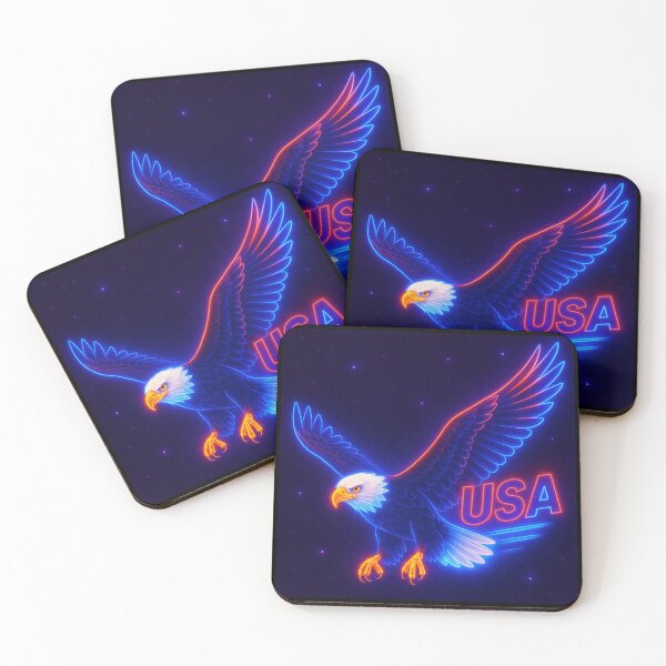 Item preview, Neon Flight of the Patriot  designed and sold by Brickroad Dsigns.