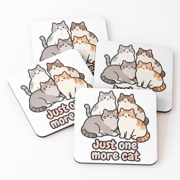 Item preview, Just One More Cat – Funny Cat Lover Design designed and sold by CatVibesStudio.