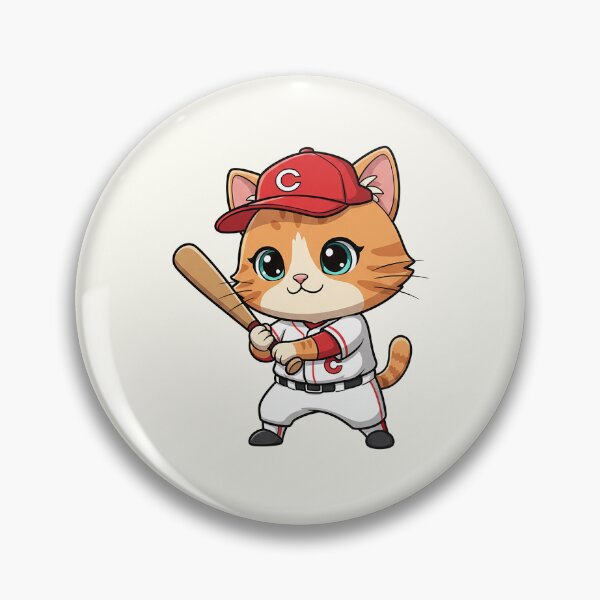 Item preview, Baseball Player Cat designed and sold by HoopeStylee.