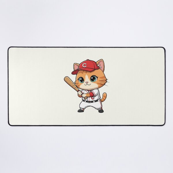 Item preview, Baseball Player Cat designed and sold by HoopeStylee.