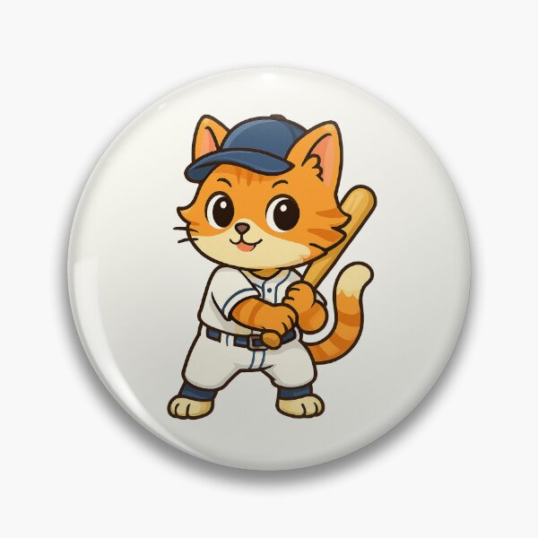 Item preview, Cute Baseball Cat Kwai designed and sold by HoopeStylee.