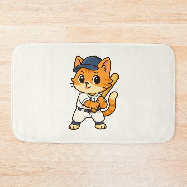 Item preview, Cute Baseball Cat Kwai designed and sold by HoopeStylee.