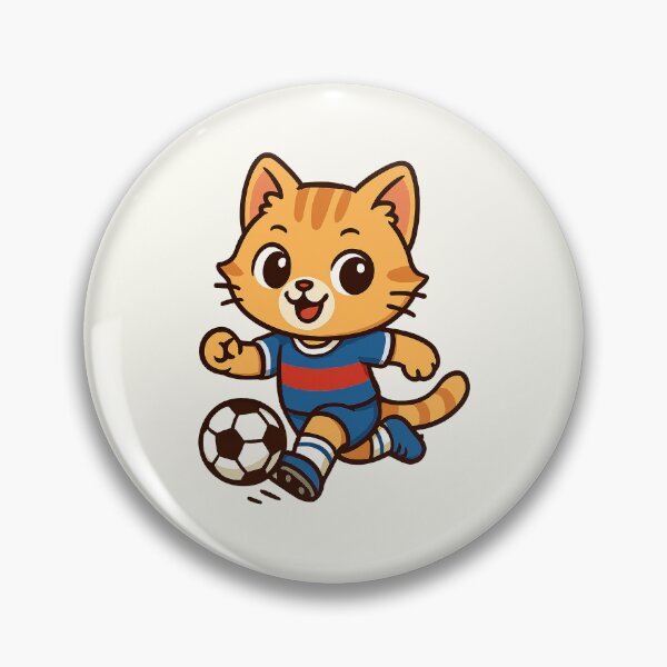 Item preview, Cute Soccer Cat designed and sold by HoopeStylee.