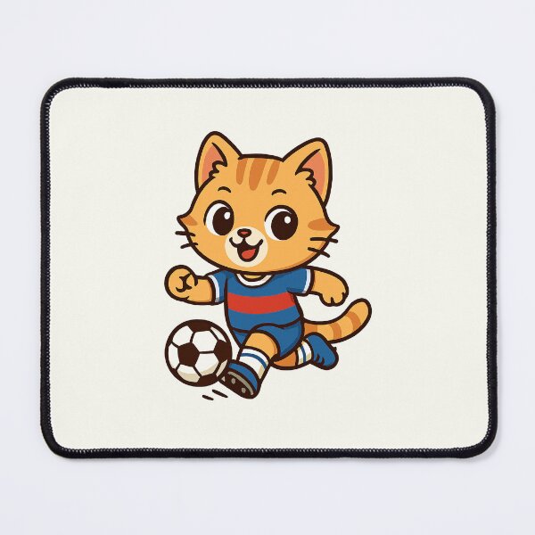 Item preview, Cute Soccer Cat designed and sold by HoopeStylee.
