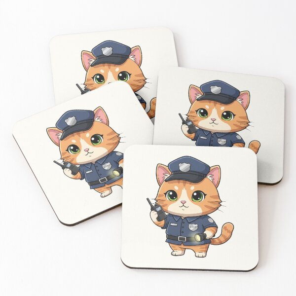 Item preview, Security Guard Cat designed and sold by HoopeStylee.