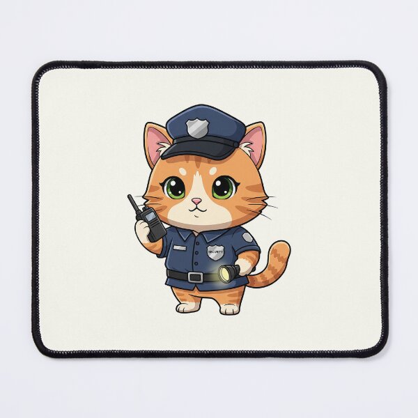 Item preview, Security Guard Cat designed and sold by HoopeStylee.