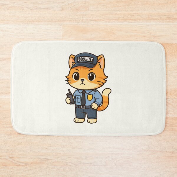 Item preview, Cute Security Cat designed and sold by HoopeStylee.
