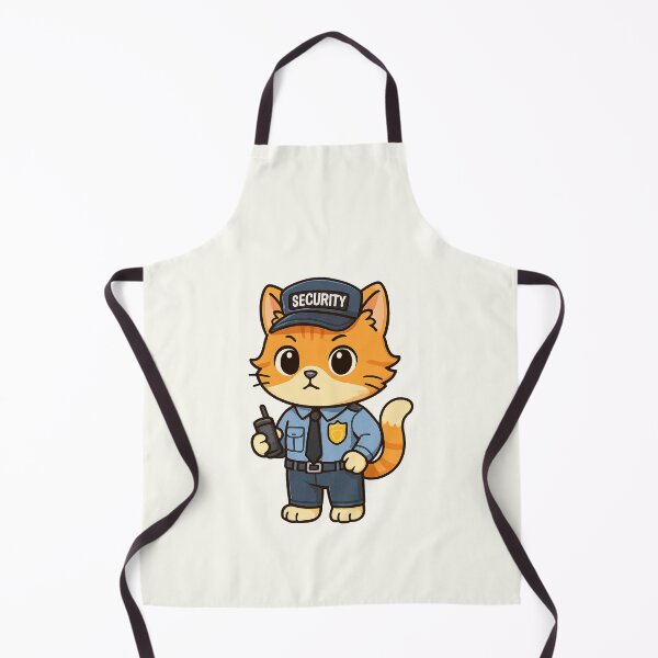 Item preview, Cute Security Cat designed and sold by HoopeStylee.