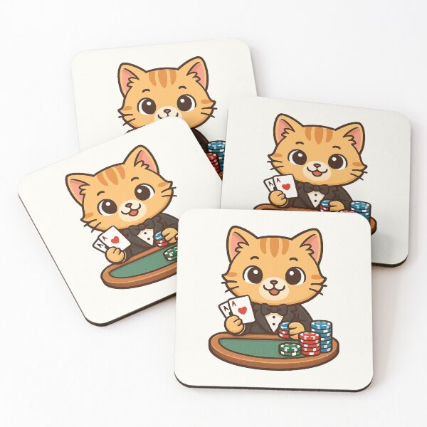 Item preview, Cute Casino Cat designed and sold by HoopeStylee.