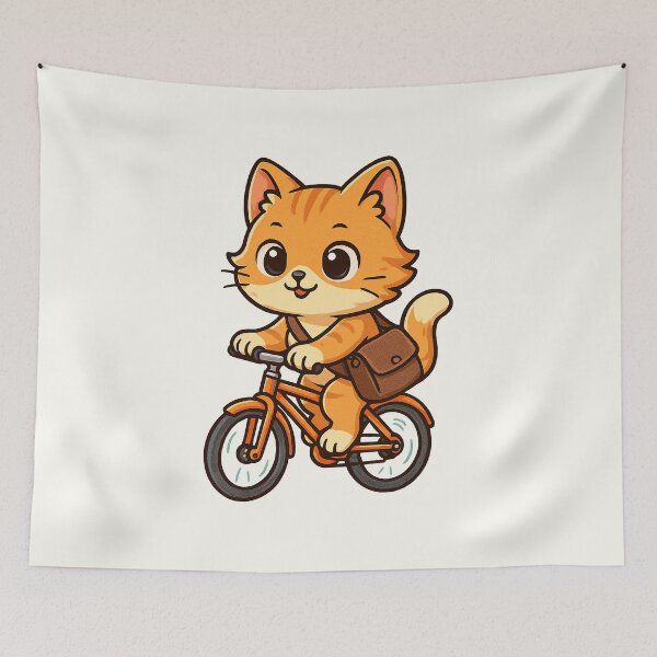 Item preview, Cute Messenger Cat designed and sold by HoopeStylee.